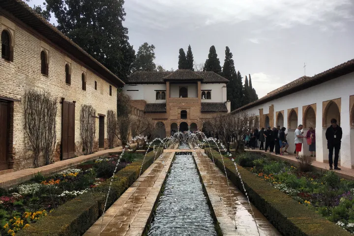 Generalife en la Alhambra de Granada